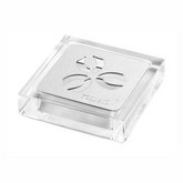 Rosseto Iris™ Square Acrylic Drip Tray with Stainless Steel Insert